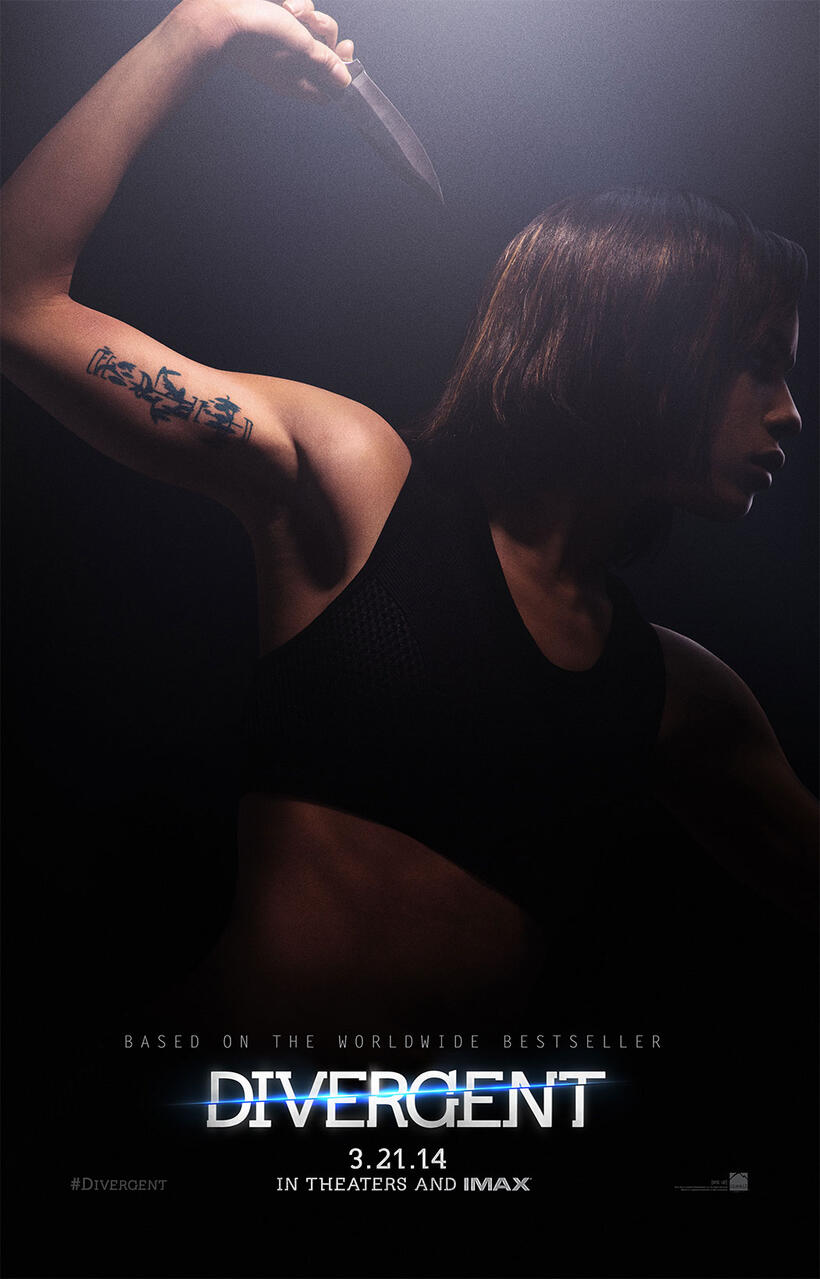 Character poster for "Divergent."