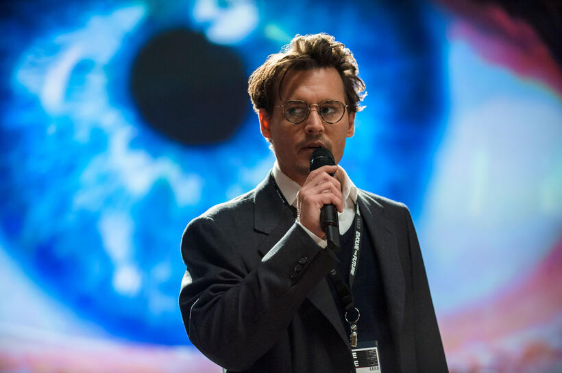 Johnny Depp as Will Caster in "Transcendence."