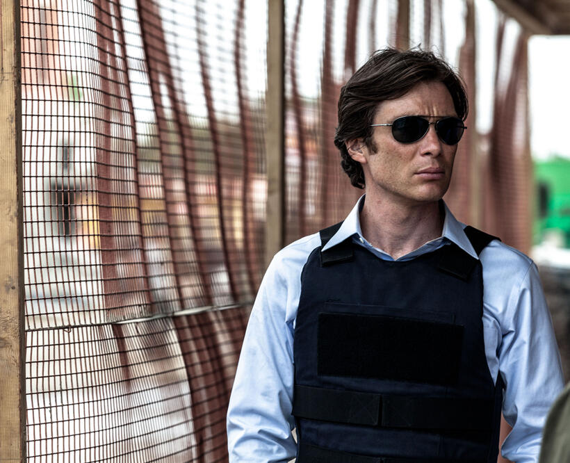 Cillian Murphy as Agent Buchanan in "Transcendence."