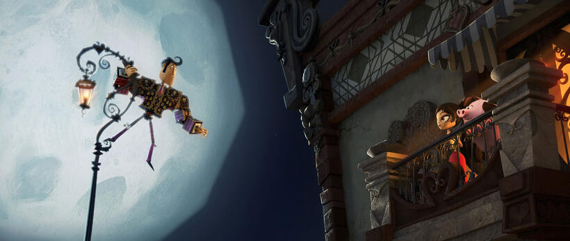 Manolo voiced by Diego Luna and Maria voiced by Zoe Saldana in "The Book of Life."