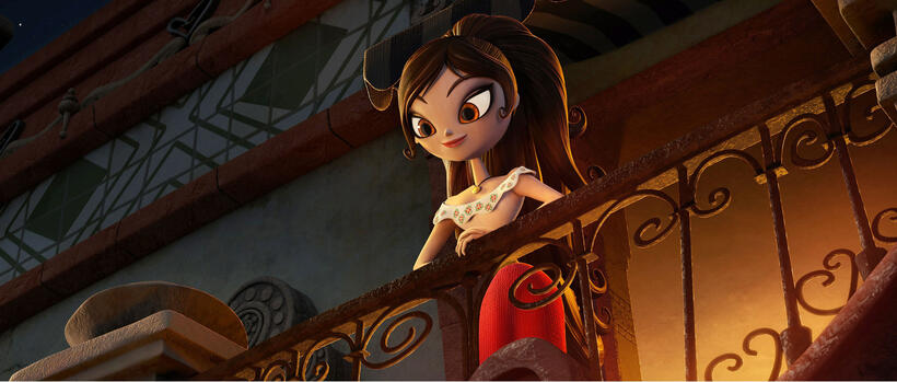 Maria voiced by Zoe Saldana in "The Book of Life."