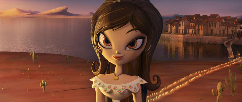 Maria voiced by Zoe Saldana in "The Book of Life."