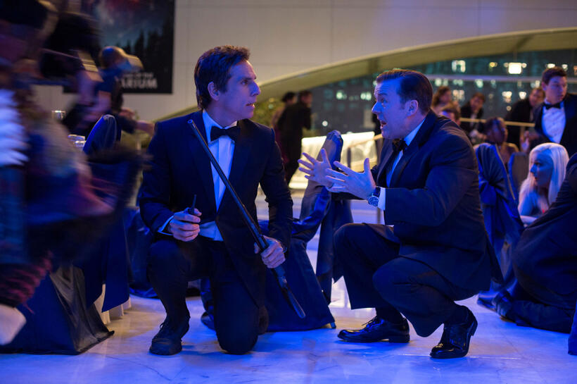 Ben Stiller and Ricky Gervais in "Night At The Museum 3."