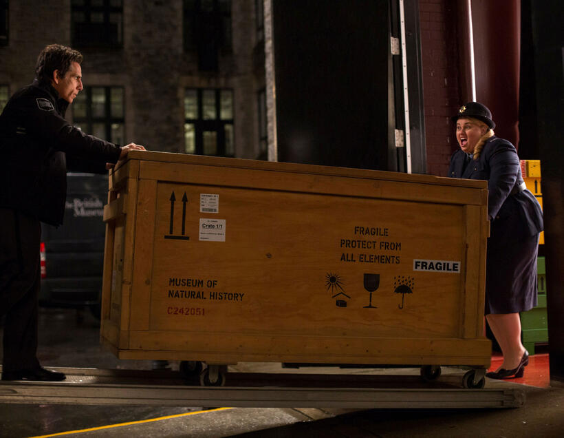 Ben Stiller and Rebel Wilson in "Night At The Museum 3."