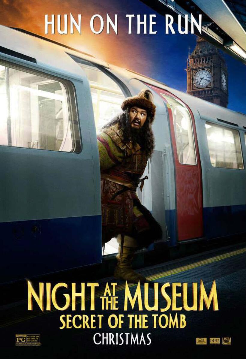 Character poster for "Night At The Museum 3."