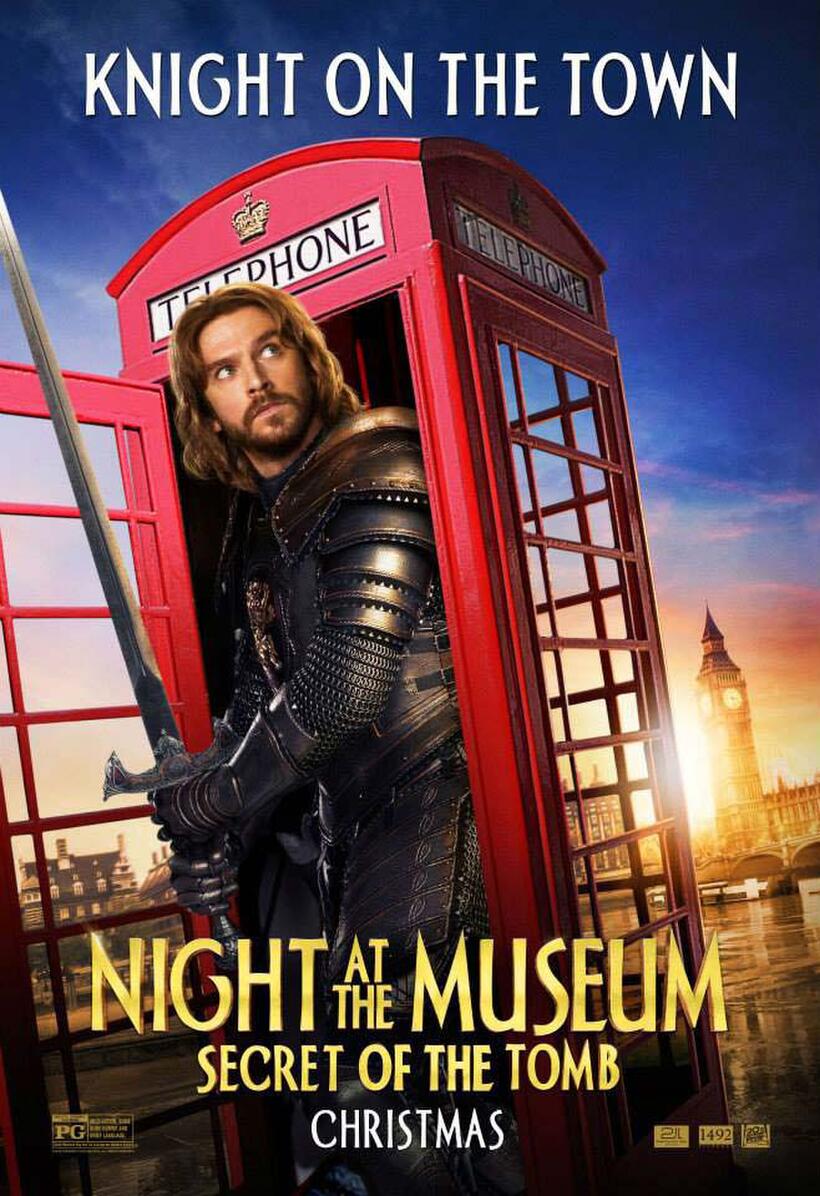 Character poster for "Night At The Museum 3."
