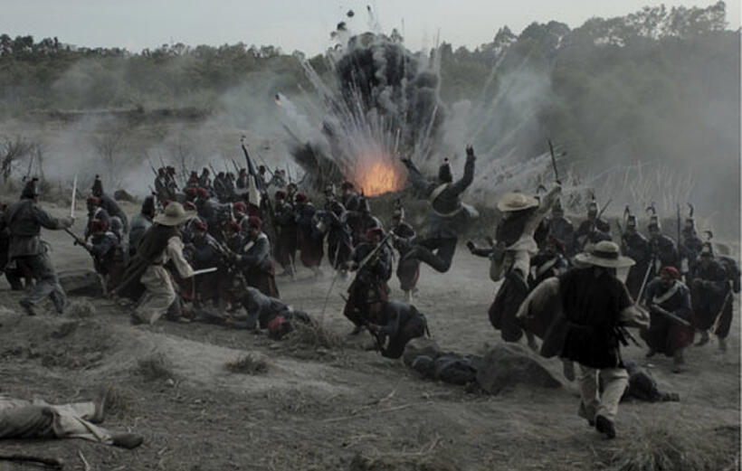 A Scene from "Cinco de Mayo: The Battle."