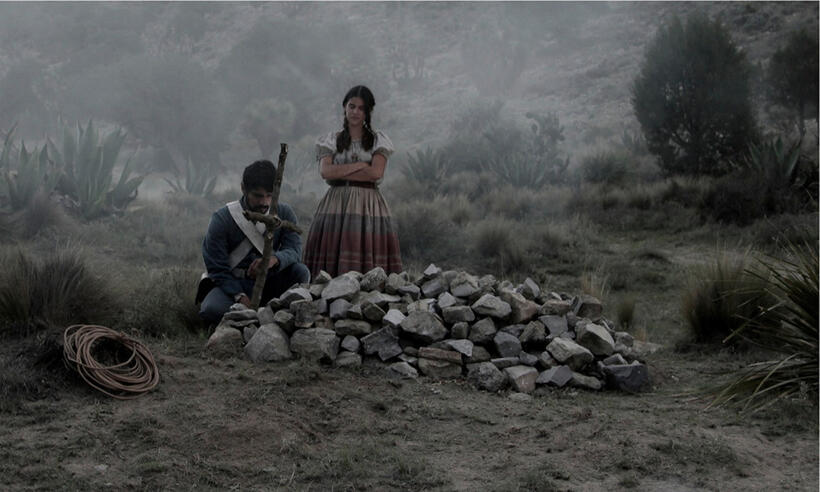Christian Vazquez as Juan Osorno and Liz Gallardo as Citali in "Cinco de Mayo: The Battle."