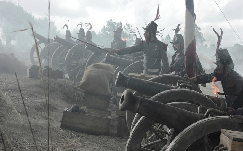 A scene from "Cinco de Mayo: The Battle."