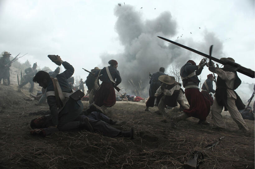 A scene from "Cinco de Mayo: The Battle."