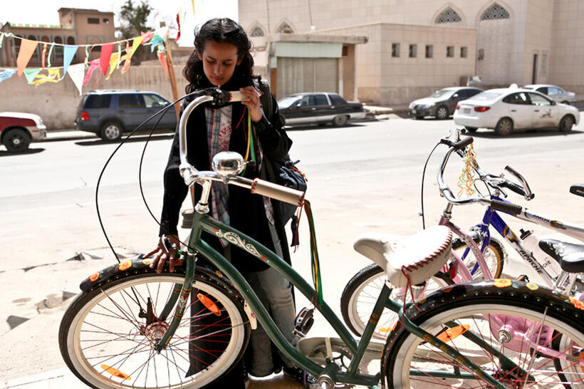 Waad Mohammed as Wadjda in "Wadjda."