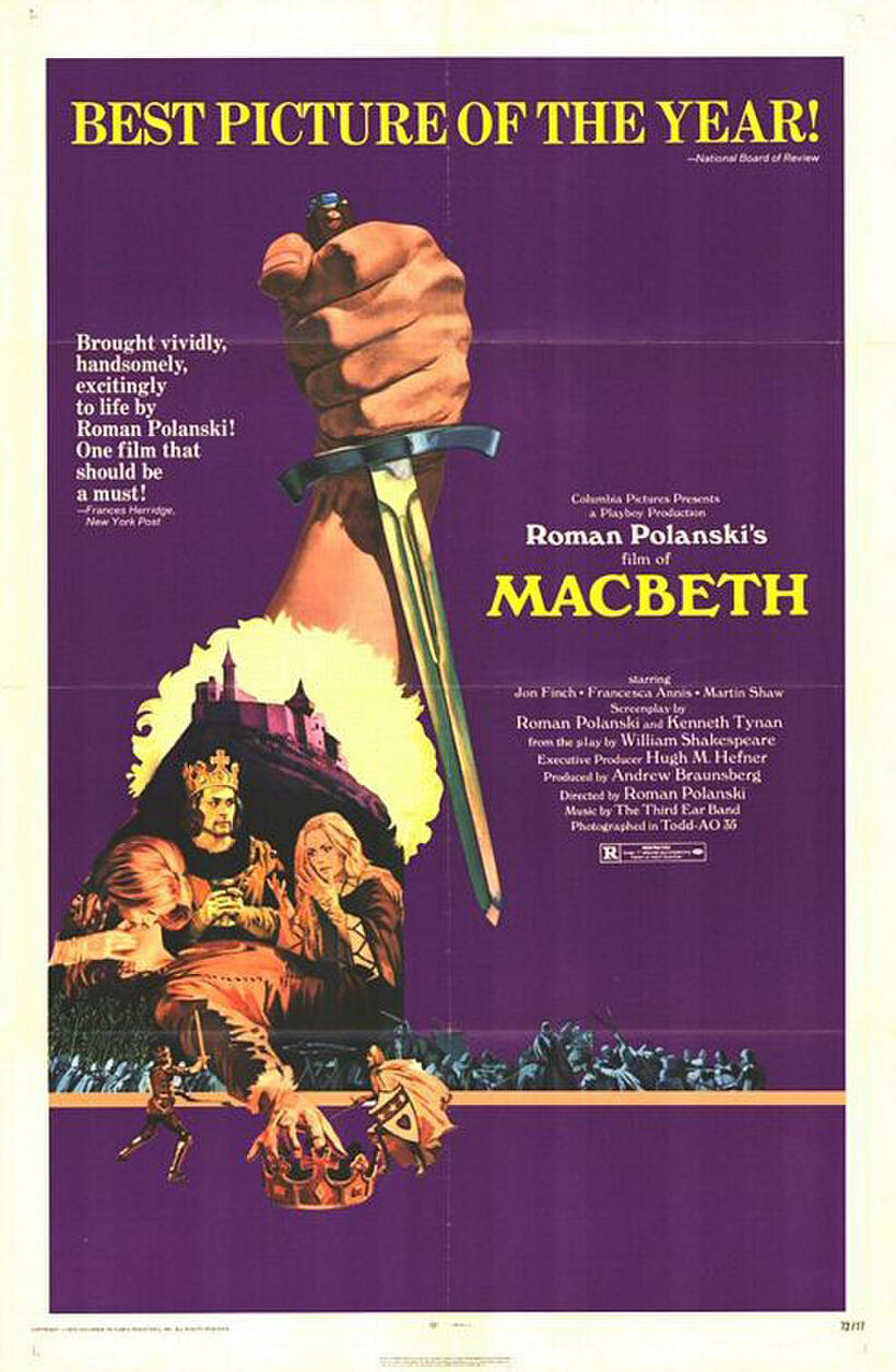 Poster art for "Macbeth."