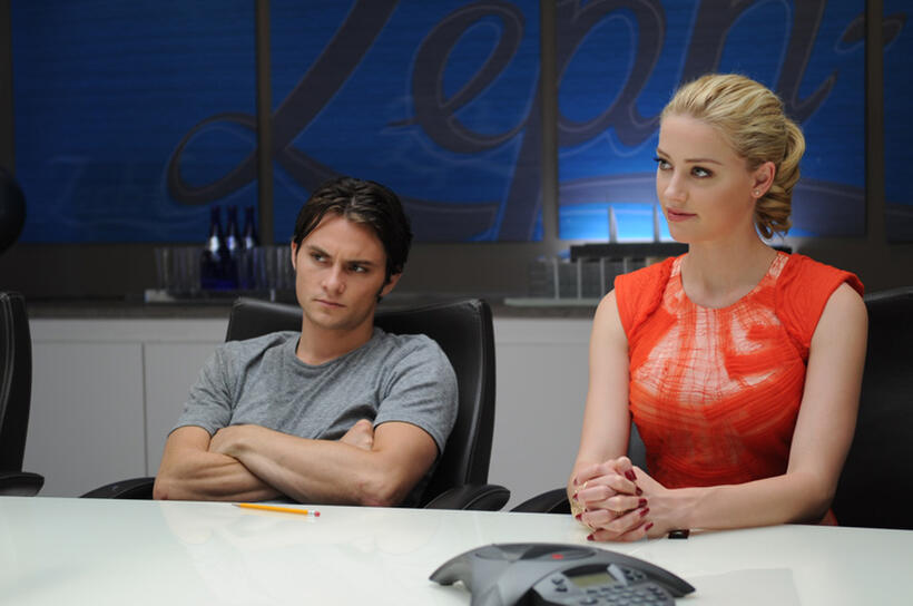 Shiloh Fernandez and Amber Heard in "Syrup."