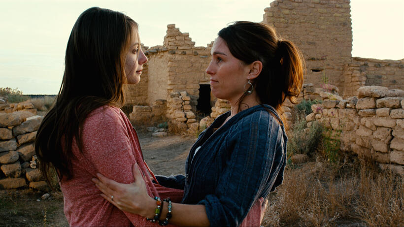 Willa Holland as Davey and Amy Jo Johnson as Gwen Wexler in "Tiger Eyes."
