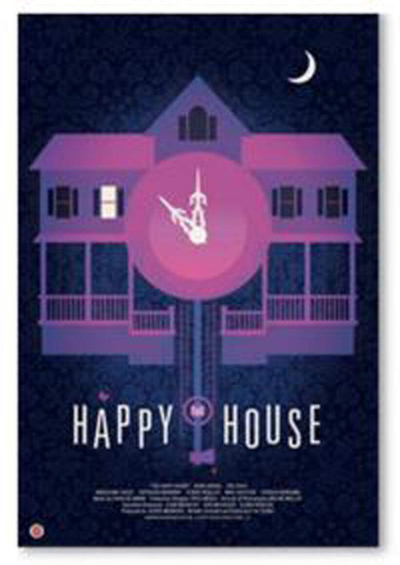 Poster art for "The Happy House."