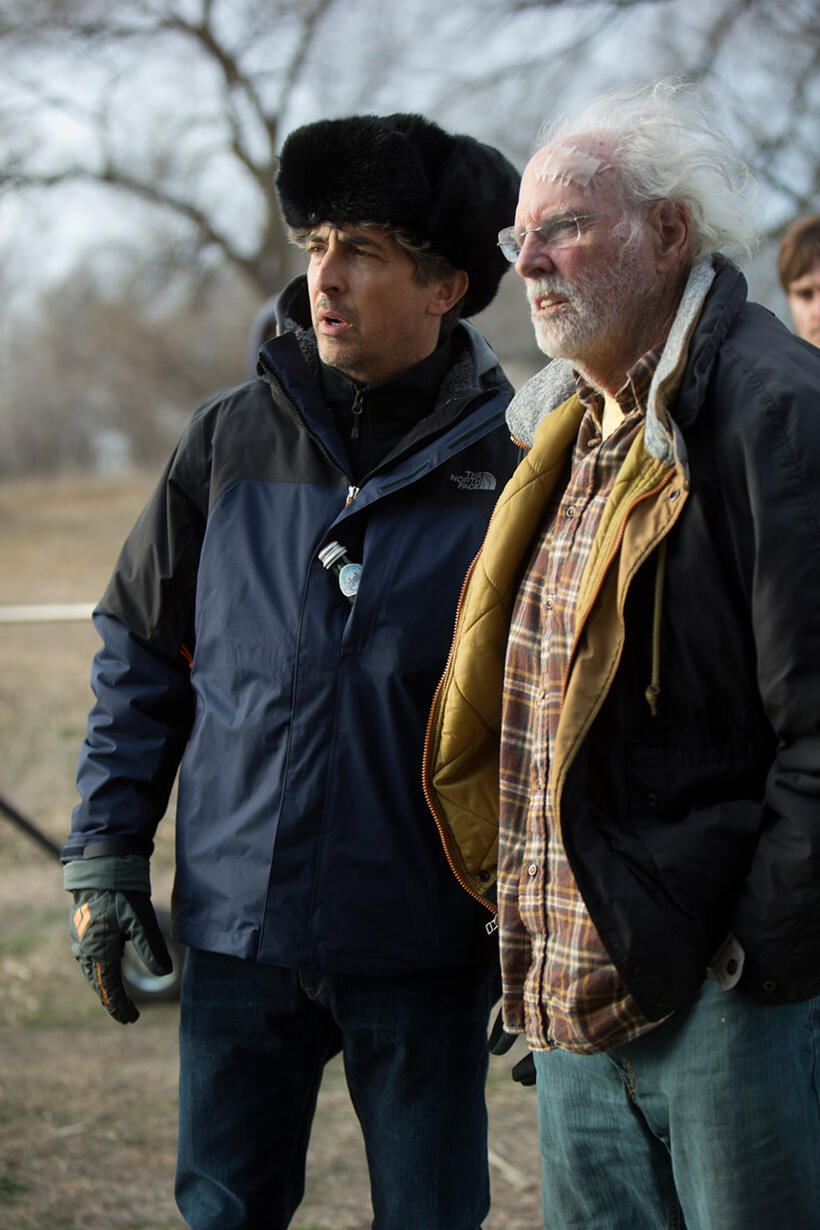 Alexander Payne and Bruce Dern in "Nebraska."