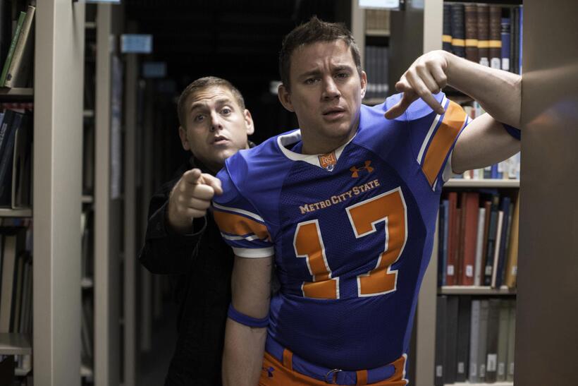 Jonah Hill and Channing Tatum in "22 Jump Street."