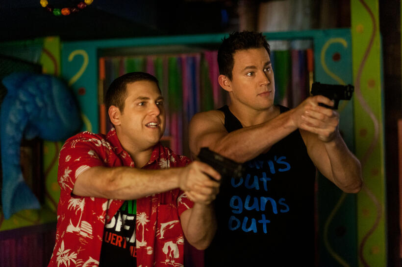 Jonah Hill and Channing Tatum in "22 Jump Street."