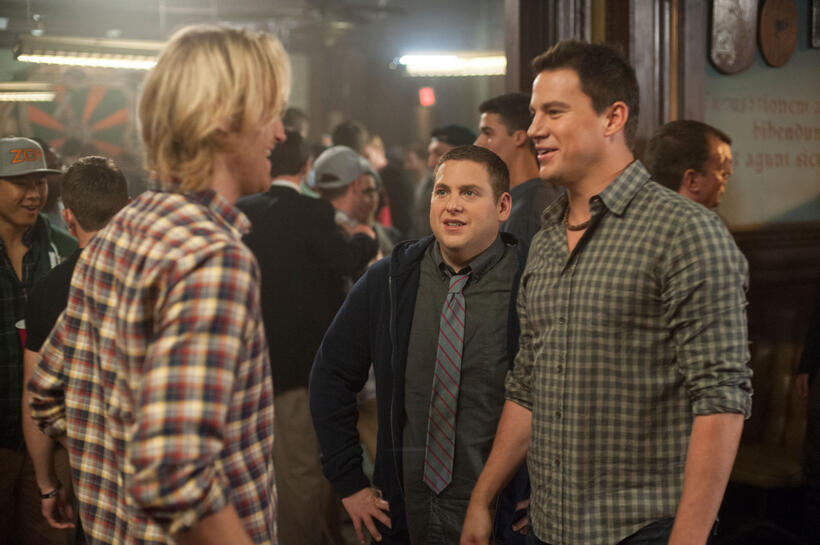 Wyatt Russell, Jonah Hill and Channing Tatum in "22 Jump Street."