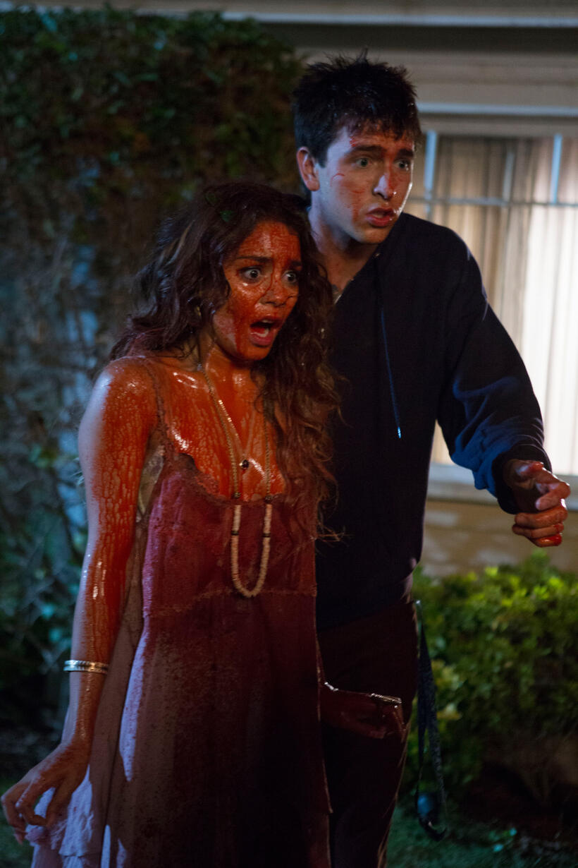 Nick Braun and Vanessa Hudgens in "Freaks of Nature."