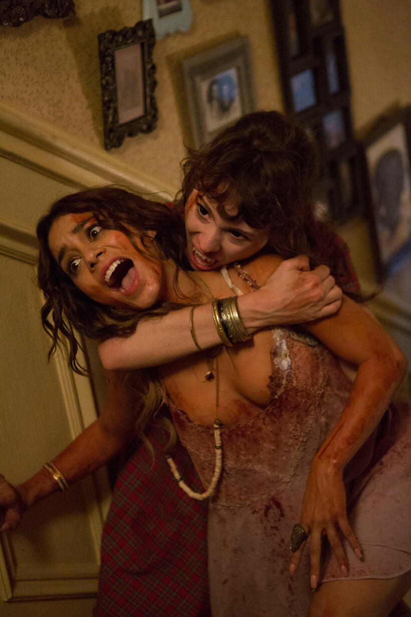 Vanessa Hudgens and Mackenzie Davis in "Freaks of Nature."