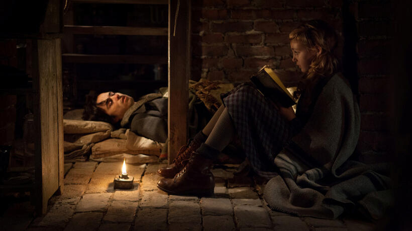 Ben Schnetzer as Max and Sophie Nelisse as Liesel in "The Book Thief."