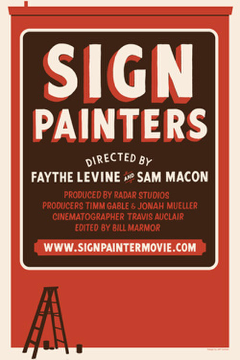 Poster art for "Sign Painters."