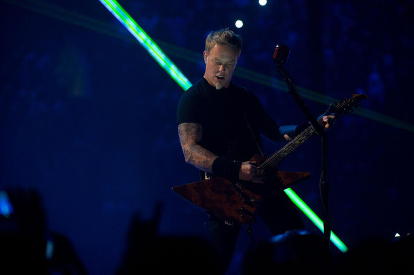 James Hetfield in "Metallica Through the Never."