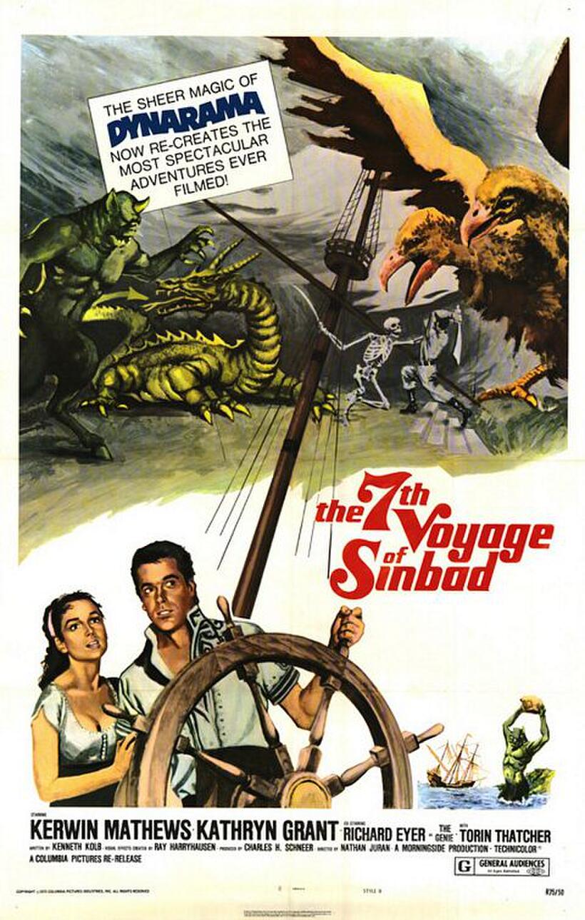 Poster art for "The 7th Voyage of Sinbad."