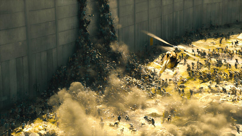 A scene from "World War Z."