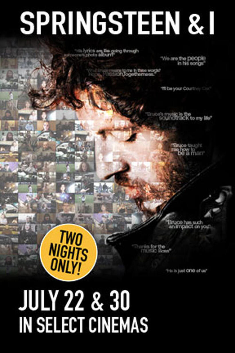 Poster art for "Springsteen & I."