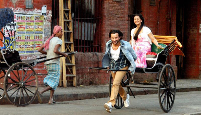 Saif Ali Khan and Sonakshi Sinha in "Bullett Raja."