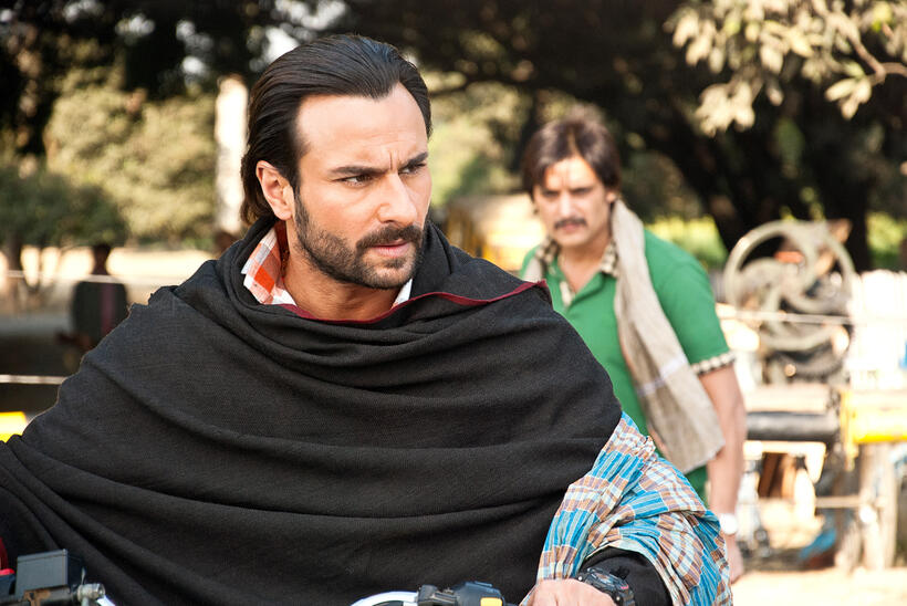 Saif Ali Khan and Jimmy Shergill in "Bullett Raja."