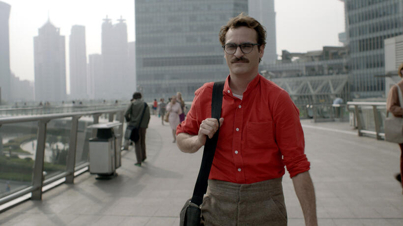 Joaquin Phoenix as Theodore in "Her."