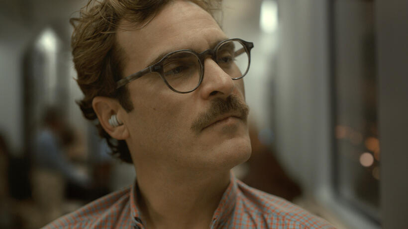 Joaquin Phoenix as Theodore in "Her."