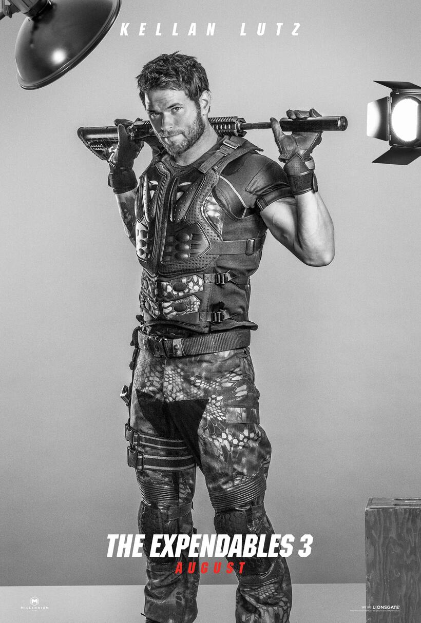 Character poster for "The Expendables 3."