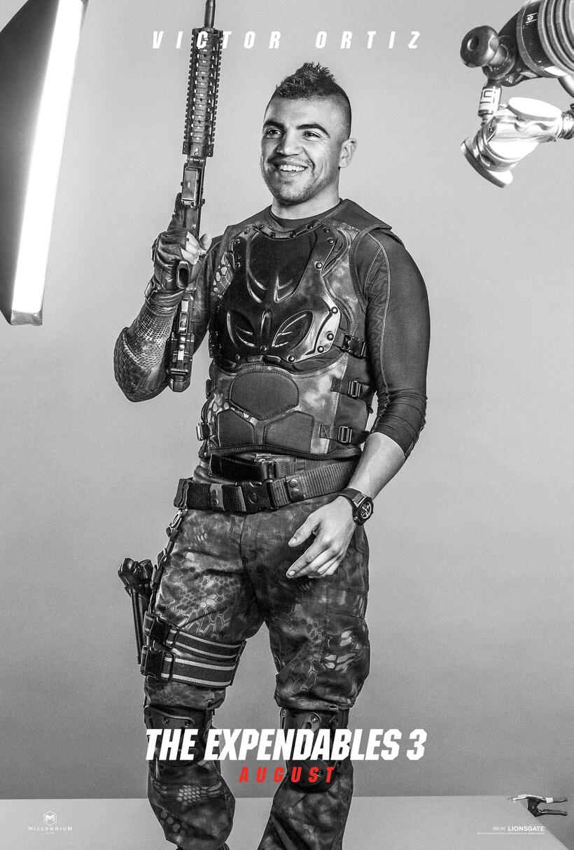 Character poster for "The Expendables 3."