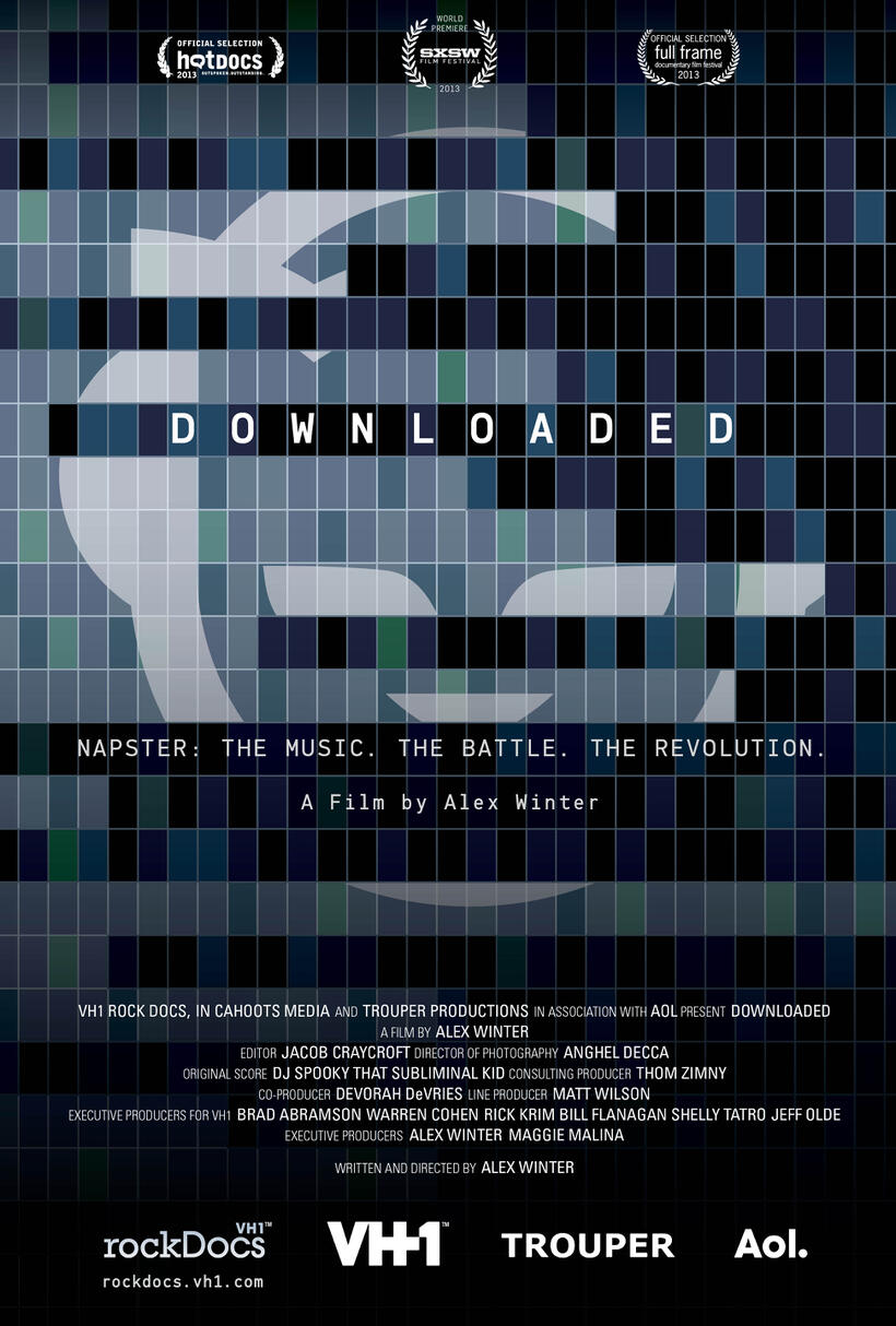 Poster art for "Downloaded."