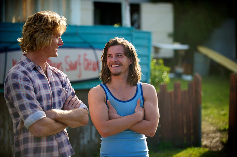 Myles Pollard as Andy Kelly and Xavier Samuel as Jimmy Kelly in "Drift."