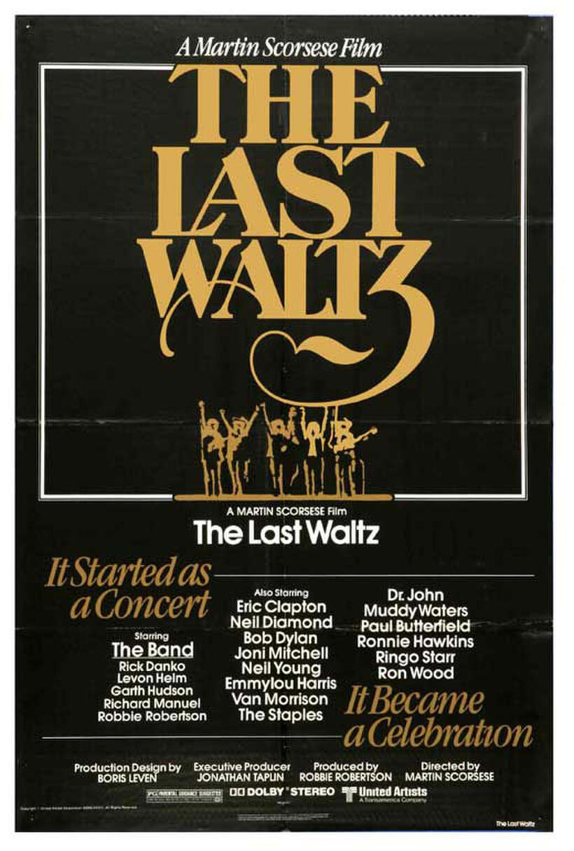 Poster art for "The Last Waltz."