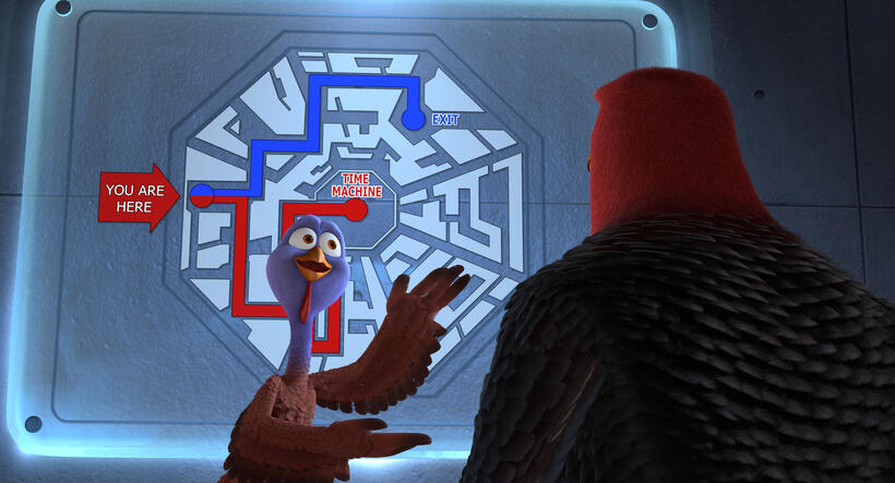 Reggie voiced by Owen Wilson and Jake voiced by Woody Harrelson in "Free Birds."