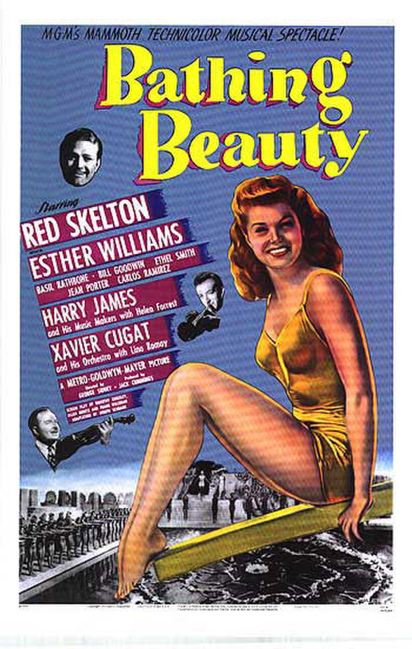 Poster art for "Bathing Beauty."