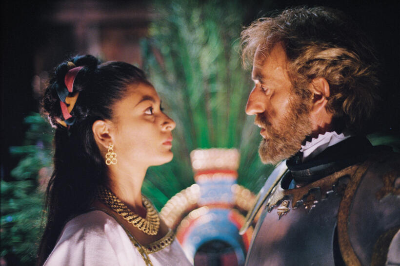 Elpidia Carrillo and I.Aki Aierra in "The Other Conquest"