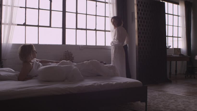 Robin Weigert and Laila Robins in "Concussion."