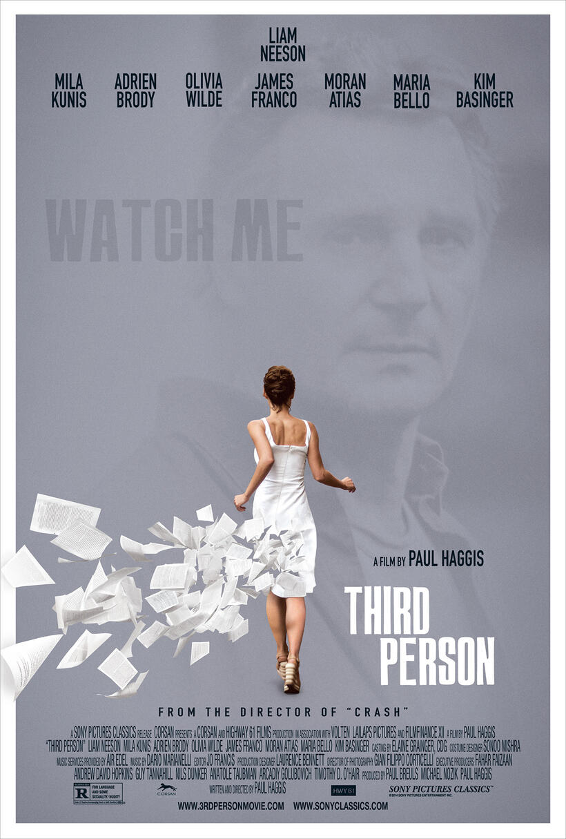 Poster art for "Third Person."