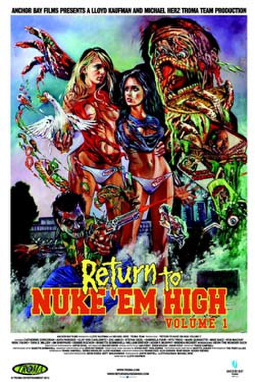 Poster art for "Return to Nuke 'Em High: Volume 1."