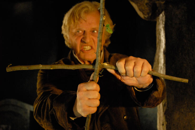 Rutger Hauer as The Vampire Hunter Van Helsing in "Argento's Dracula 3D."