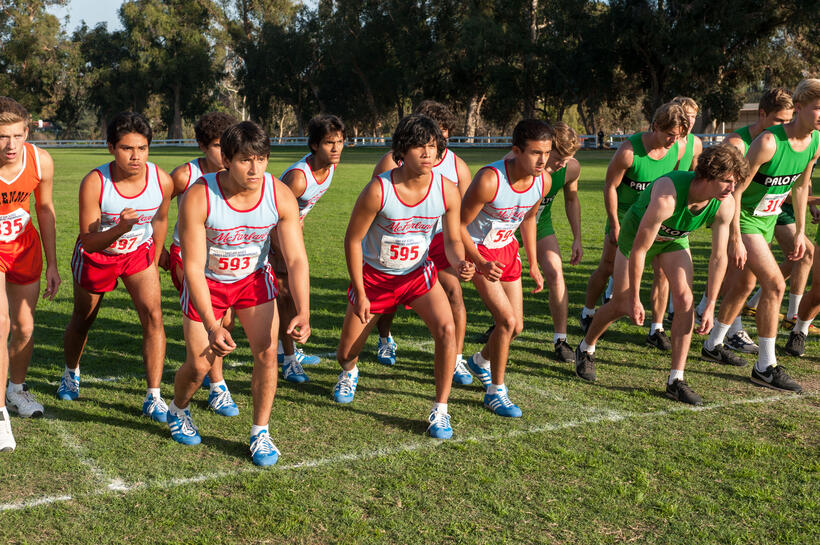 Rafael Martinez as David Diaz, Hector Duran as Johnny Sameniego, Carlos Pratts as Thomas Valles, Michael Aguero as Damacio Diaz, John Ortiz as Jose Cardenas, Ramiro Rodriguez as Danny Diaz and Sergio Avelar as Victor Puentes in "McFarland, USA."