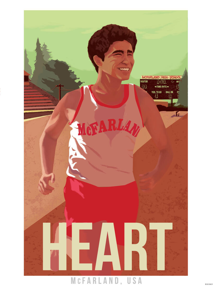 Character poster for "McFarland, USA."