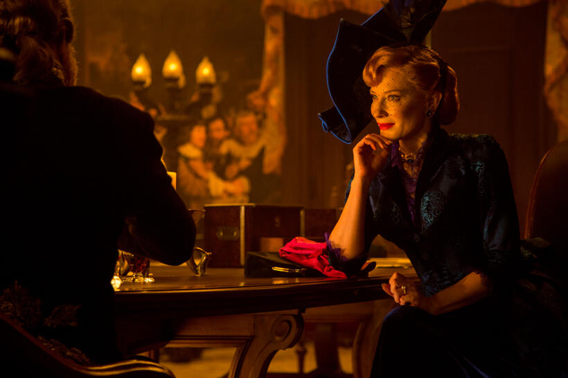 Stellan Skarsgard and Cate Blanchett in "Cinderella."